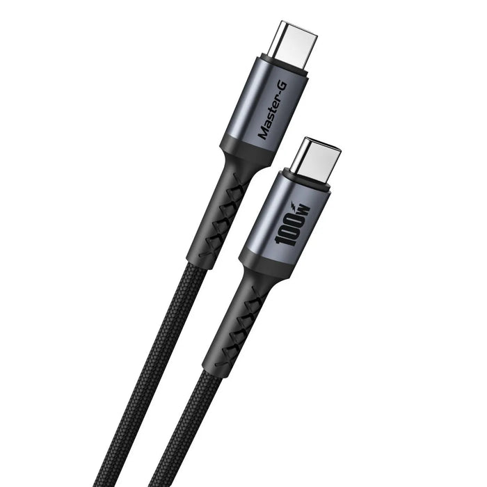 Reuse Chile Cable de Carga Master-G USB-C a C Antinudos 100W Openbox