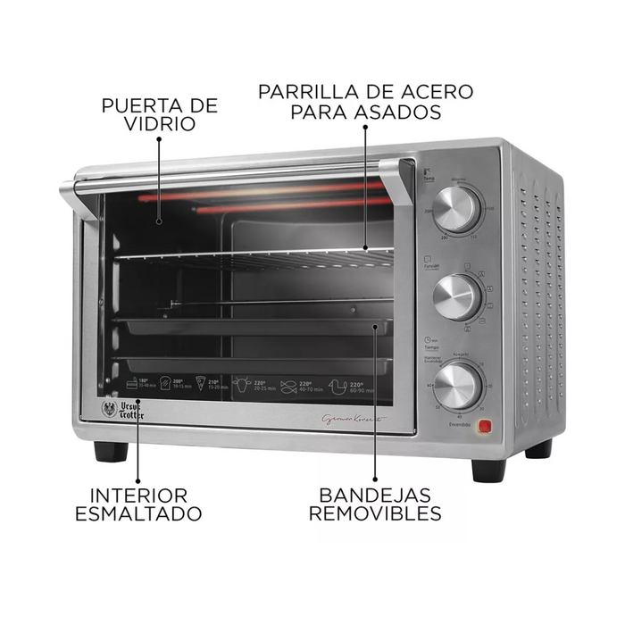 Reuse Chile Horno Eléctrico Ursus Trotter 48 Litros Backofen48 Openbox