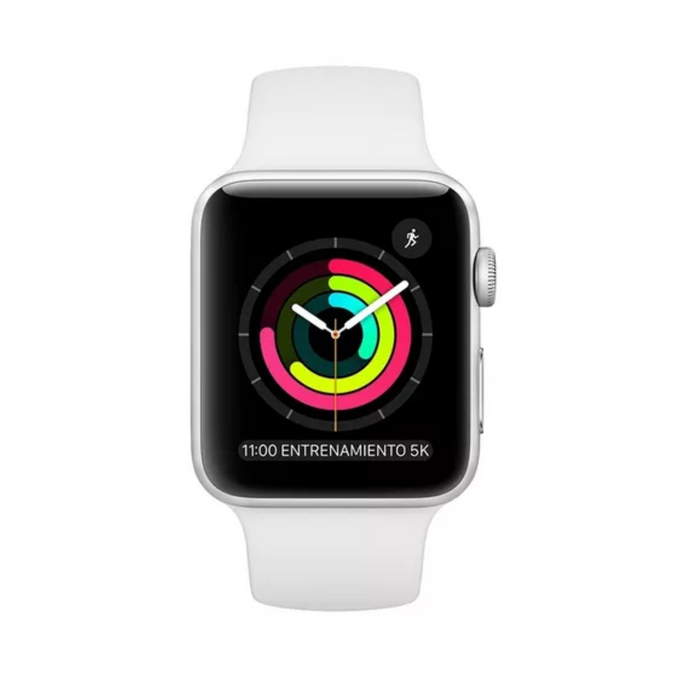 Reuse Chile Apple Watch Series 3 (38mm, GPS) - Caja de Aluminio Plata Reacondicionado