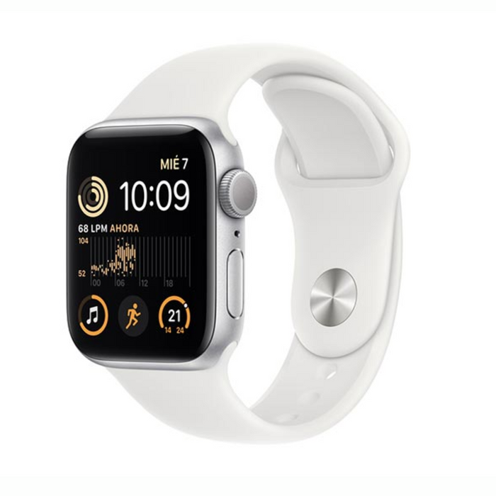 Reuse Chile Apple Watch SE 2020 (44mm GPS+Cellular)  - Caja de Aluminio Plata Reacondicionado