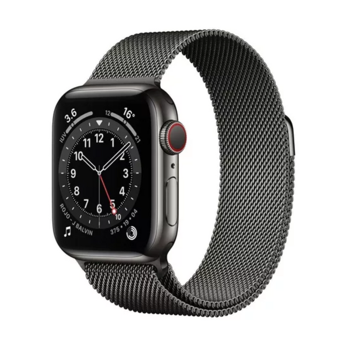 Reuse Chile Apple Watch Series 6 (44mm, GPS+Cellular) - Caja de Acero Inoxidable Gris Reacondicionado