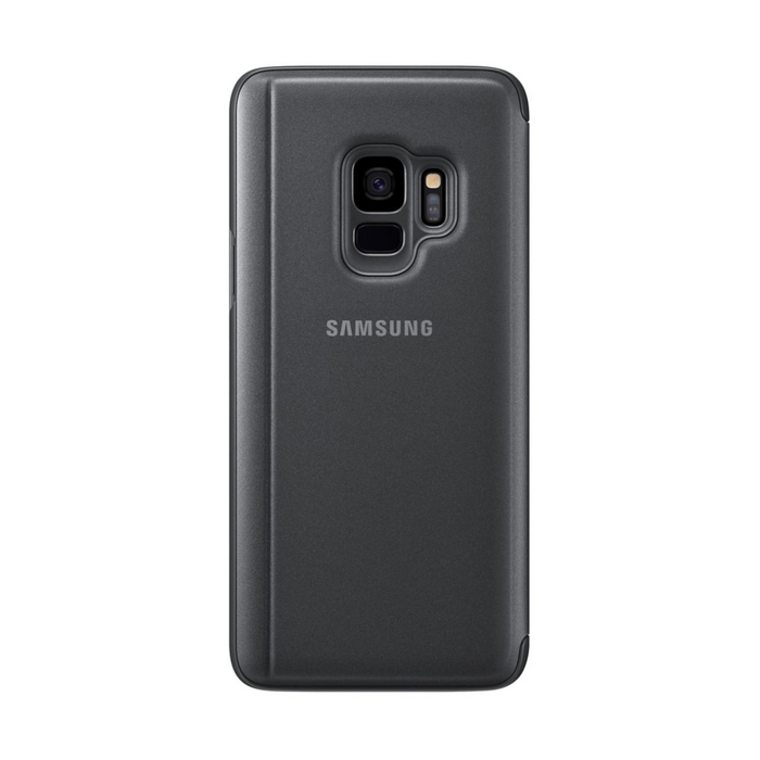 Reuse Chile Carcasa Samsung Clear View Standing Cover Galaxy S9 Negro Openbox