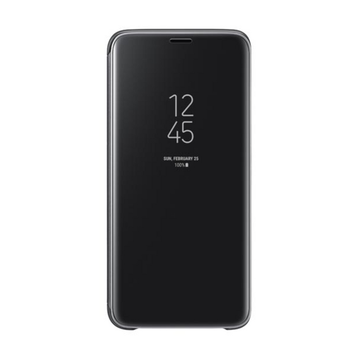 Reuse Chile Carcasa Samsung Clear View Standing Cover Galaxy S9 Negro Openbox