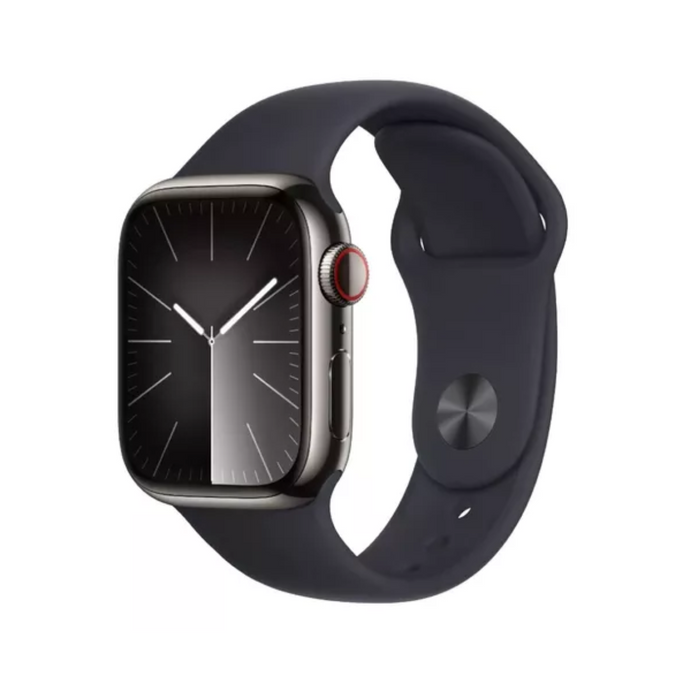 Reuse Chile Apple Watch Series 9 (41mm, GPS+Cellular) Caja de Acero Inoxidable Gráfito Openbox