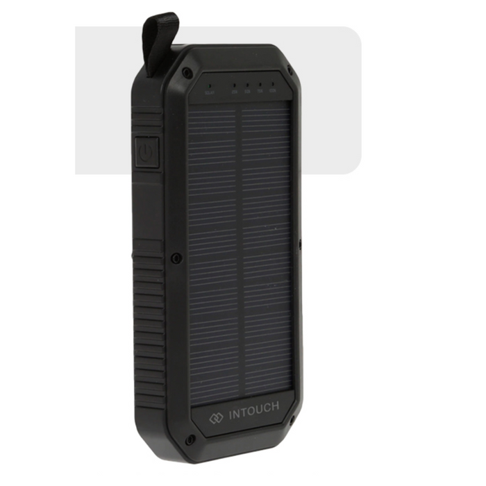 Reuse Chile Batería Externa Intouch  Powerbank 10.000 mAh con Panel Solar Openbox