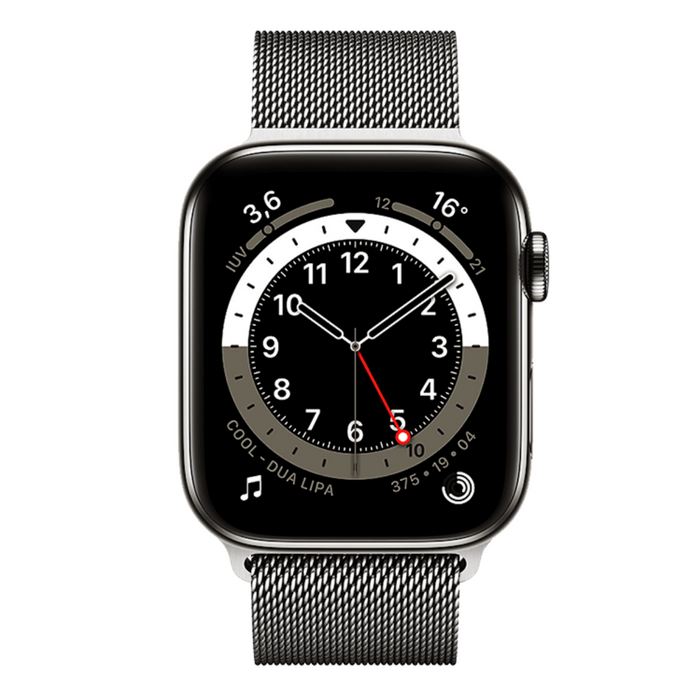 Reuse Chile Apple Watch Series 6 (44mm, GPS+Cellular) - Caja de Acero Inoxidable Gris Reacondicionado