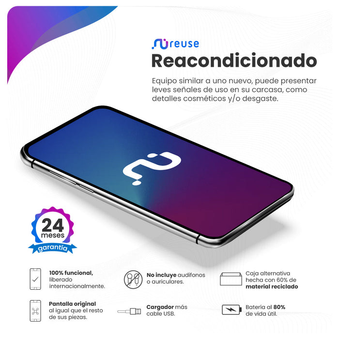Reuse Chile Apple iPhone 13 Mini 5G 256GB Blanco Reacondicionado