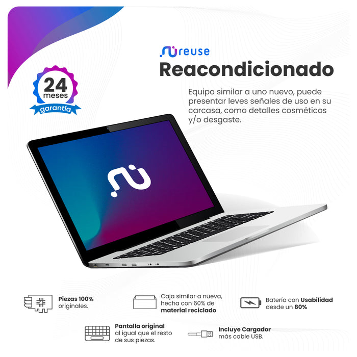 Reuse Chile Apple MacBook Pro 16" Core i9 16GB RAM 1TB SSD Plata (2019) Reacondicionado