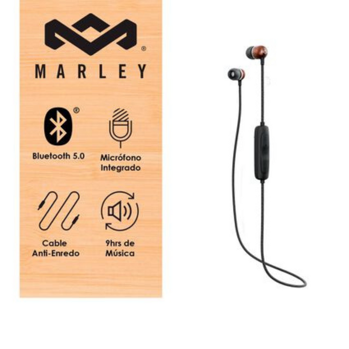 Reuse Chile Audífonos Marley Bluetooth Smile Jamaica BT 2 Signature Black Openbox