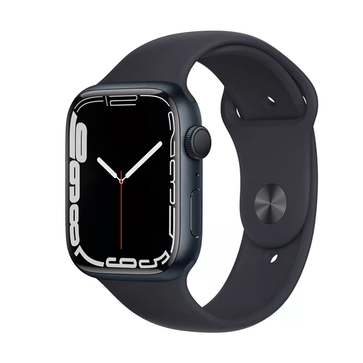 Reuse Chile Apple Watch Series 7 (45mm, GPS) - Caja de Aluminio Gris Espacial Correa Gris Reacondicionado - Reuse Chile