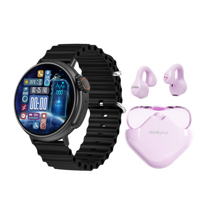 Reuse Chile Audífonos Lenovo XT61 + Smartwatch Toumi S8 Max Openbox