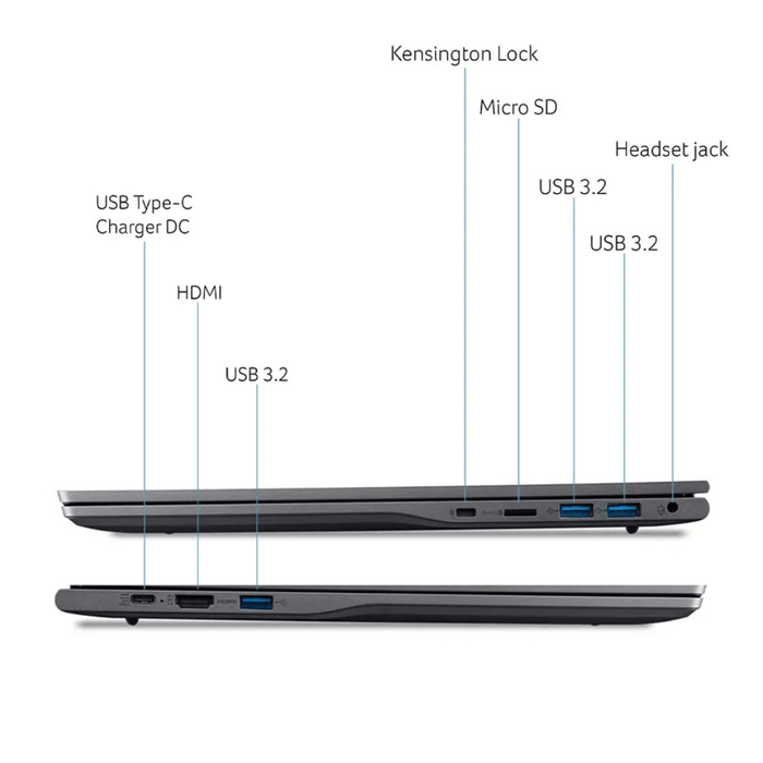 Reuse Chile Notebook Acer Aspire Lite 6 15" N24G1 Core I5 16GB RAM 512GB SSD Grafito Reacondicionado - Reuse Chile